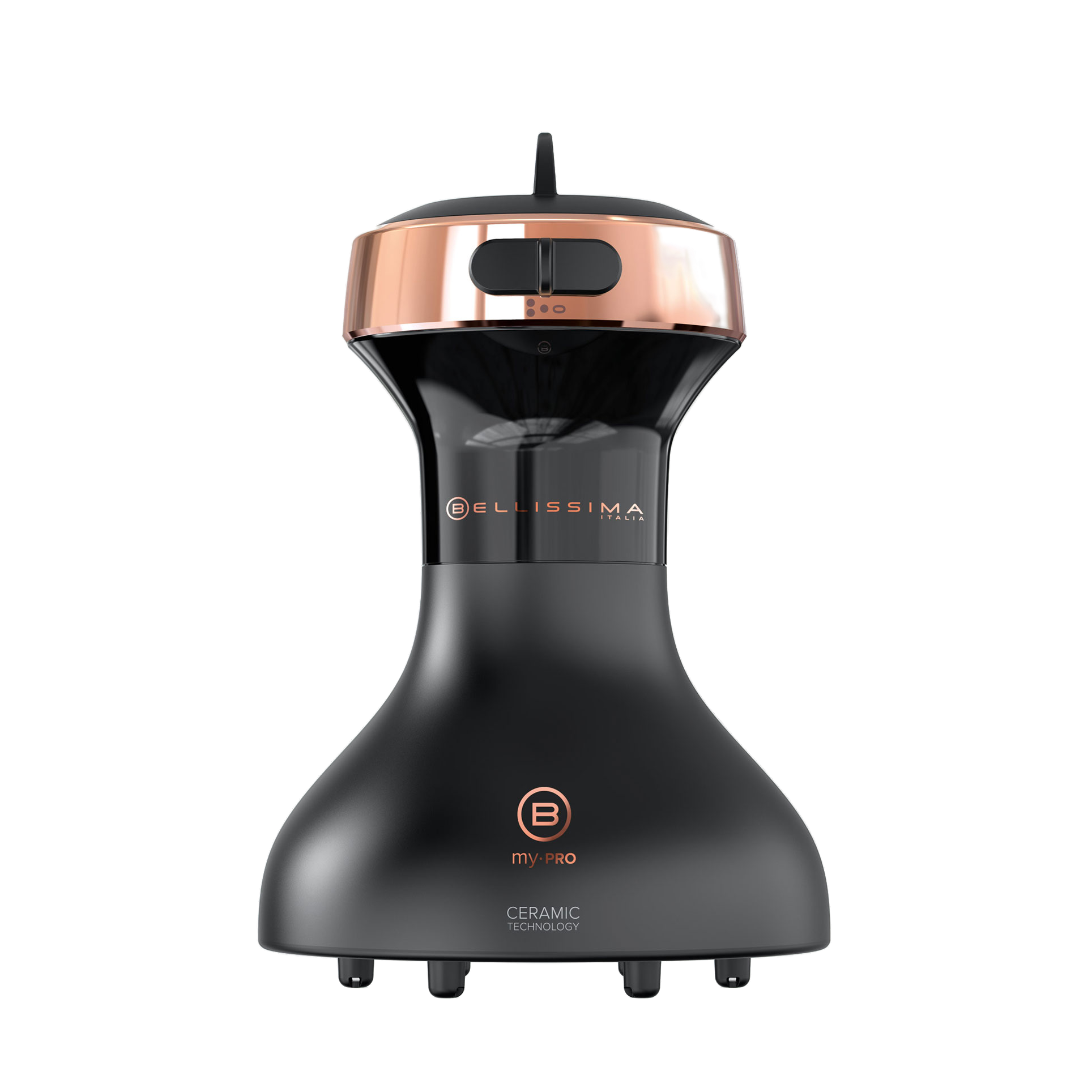 A black and rose gold Bellissima Diffon Ceramic DF 1 5000 hair diffuser and dryer